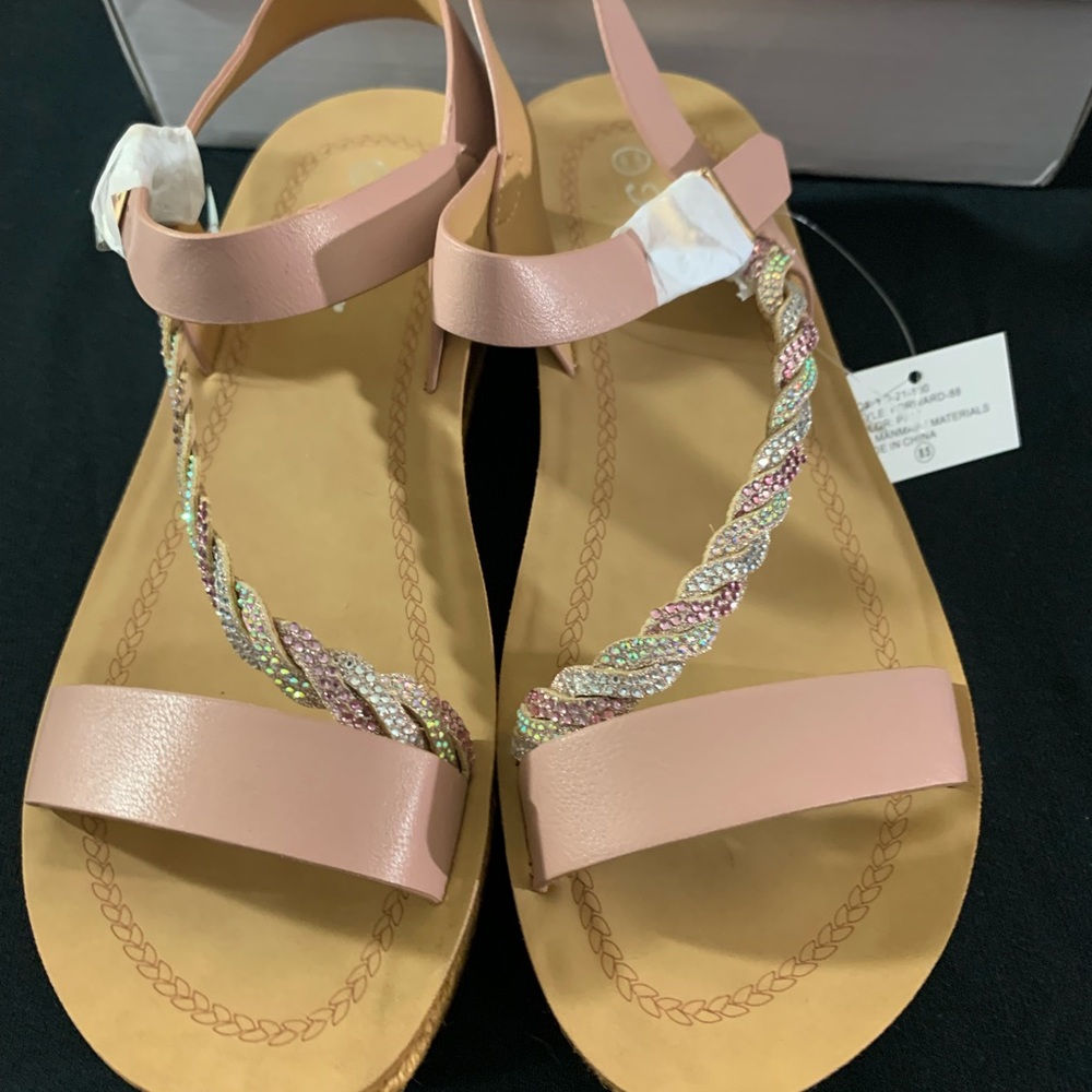New pink sandals 8.5